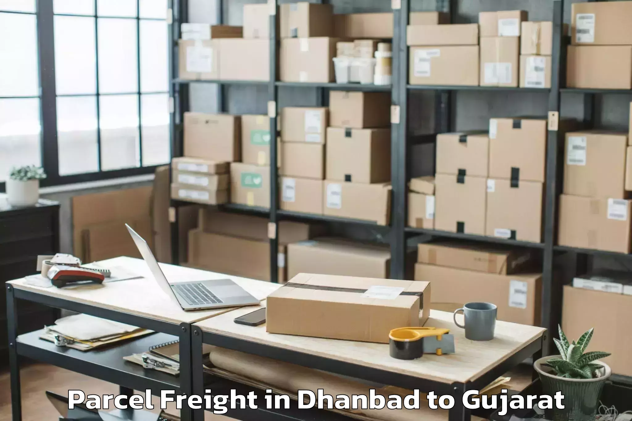 Trusted Dhanbad to Mahudha Parcel Freight